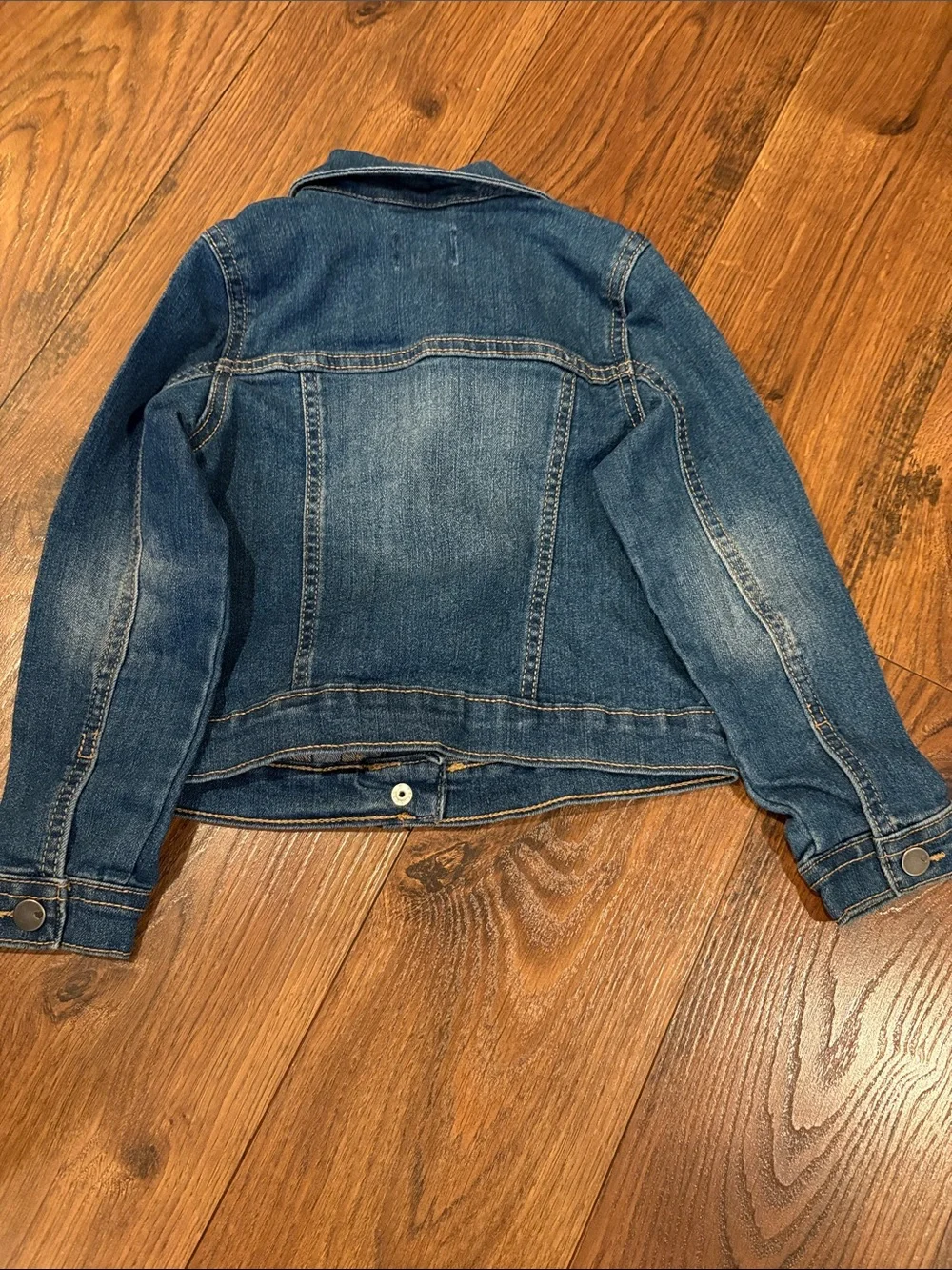The Children's Place Blue Denim Button-Up Jacket